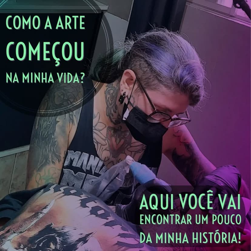 Olá, meu nome é Gabriela, sou artista plástica e tatuadora, mais conhecida por aí como Gabi Spree! Venho aqui contar um pouco da minha história pra quem está chegando nesse perfil!  
A arte entrou na minha vida desde criança, ja amava desenhar, e ficava copiando desenhos de revistas,  e assim fui pegando referências! Aos 19 anos, em 2005, entrei pra faculdade de Artes Visuais na UFSM- RS. Ja tinha em mente que queria ser tatuadora, influenciada por reality shows como Miami Ink. Em 2007 entrei num estudio de tattoo de um amigo em Santa Maria, o Tattoo World, e fiquei la aprendendo como funciona um estúdio, atendendo os clientes, lavando biqueiras de aço, aprendendo a montar bancada, desenvolver os desenhos a partir das ideias dos clientes..demorou bem mais do que hoje em dia pra desenvolver, pois na faculdade o curso era focado em outras coisas, a Body Art- ou Arte Corporal-era um tabu pros meus professores...mas aprendi muito sobre desenho, pintura, gravura e escultura  no meu curso! Se eu tivesse feito somente workshops de tattoo como temos hoje, nao iria desenvolver essas outras artes como desenvolvi! Me formei em 2009 como Bacharel em Desenho e Plástica, e fui morar em São Paulo, onde fiquei por 6 anos, e trabalhei como tatuadora no LadoB Escola de Tatuadores, e no estúdio Don Rodrigues, o que me possibilitou atuar como profissional na carreira, através muitos cursos, workshops, exposições de pintura, e contatos que me impulsionam até hoje!
Atualmente moro em Curitiba, e tenho uma paixão por pintura em tela, tatuagens e trabalhos artesanais! Agradeço a jornada que eu fiz até agora, que me possibilitou ser uma artista com várias habilidades! E sigo adiante me atualizando e descobrindo novas formas de aplicar tudo o que venho aprendendo através da minha espiritualidade e conexão cósmica! Um abraço pra quem leu até aqui, agradeço sua atenção e interesse! Um abraço, Gabi Spree. 🤗✨️🤘