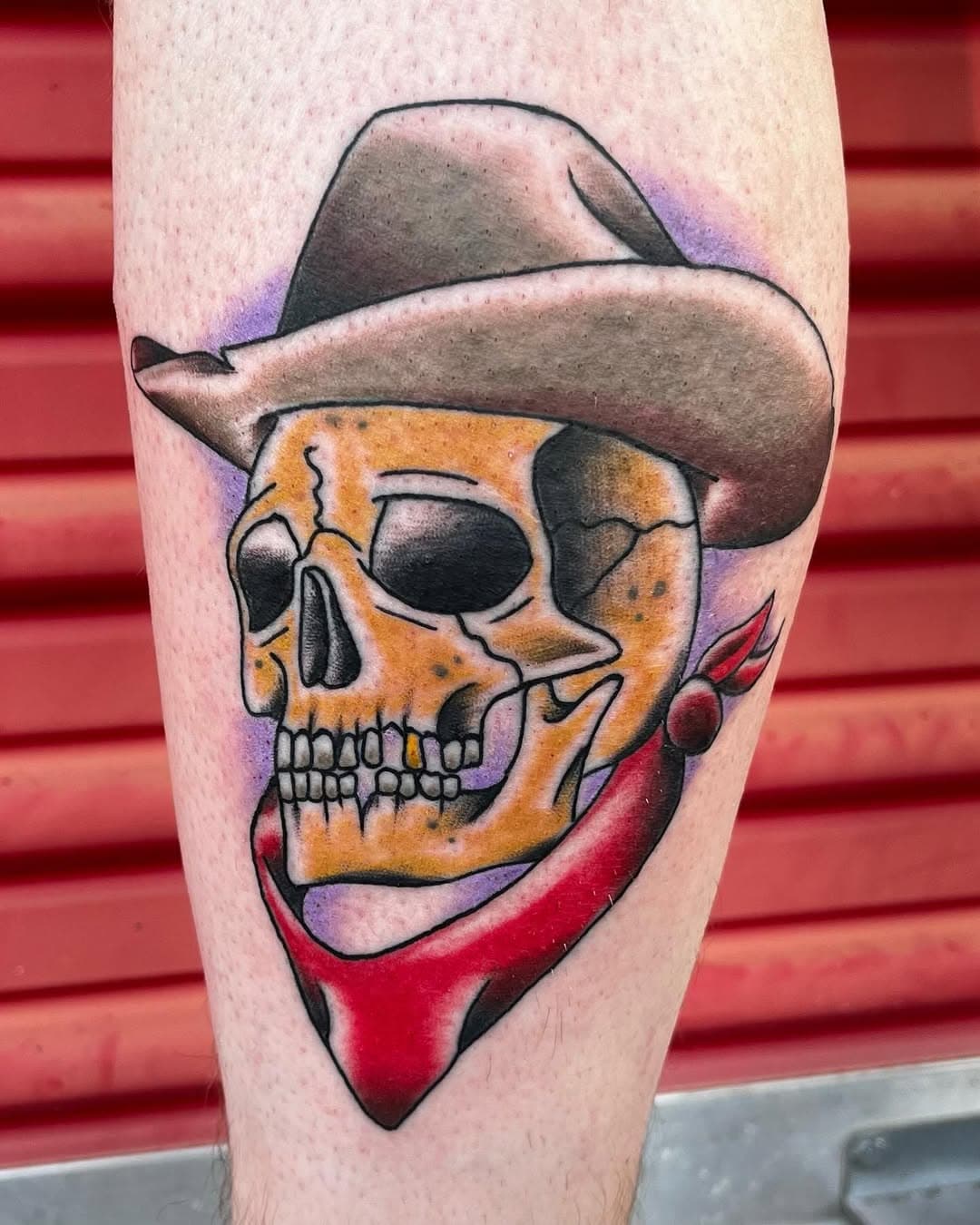 Yeeeeeehaw! Fun one for Spencer! 

#arlington #pantego #dalworthingtongardens #grandprairie #dallas #ftworth #kennedale #mansfield #duncanville #cedarhill #texas #traditionaltattoo #cowboy #skull #colortattoo #dfwtattoos #texastattoos #solidink #boldwillhold #popstattooparlor