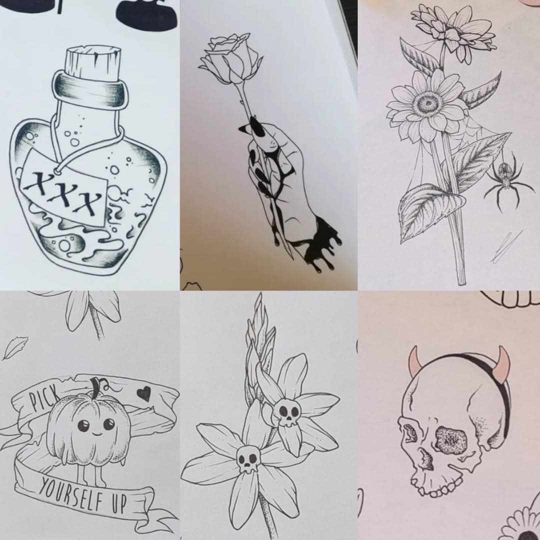 Morning! @clairethomson_tattoo has a little bit of space this afternoon for some flash (it's always Halloween in her eyes) 1-2 smol pieces if you please! She also has space from 3pm Saturday for a larger wanado flash piece at a discounted rate if anyone is interested in that 😍😍
Message the shop or Claire directly for enquiries ✌️

#tattoo #tattoos #tattooing #tattooed #tattooist #ladytattooist #ladytattooers #flash #flashtattoo #skull #floral #floraldesign #floraltattoo #pumpkin #rose #roses #appointmentavailable #poison #edinburgh #edinburghtattoo #edinburghtattooartist #edinburghtattoostudio #scottishtattoo #scottishartist #halloween2024