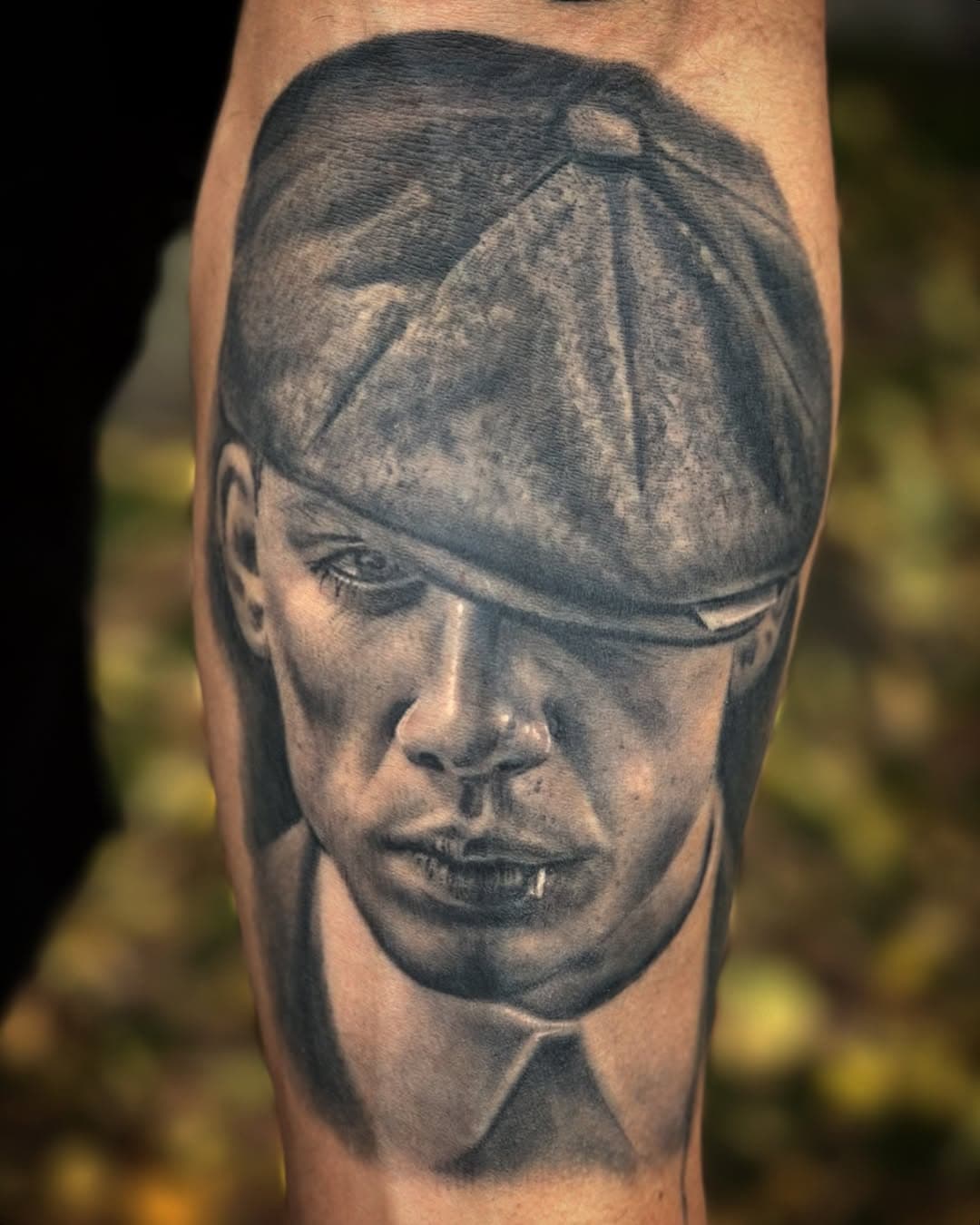 The healed #johnshelby #portraittattoo #peakyblinders #shelbybrothers #peakyblinderstattoo #realismportrait