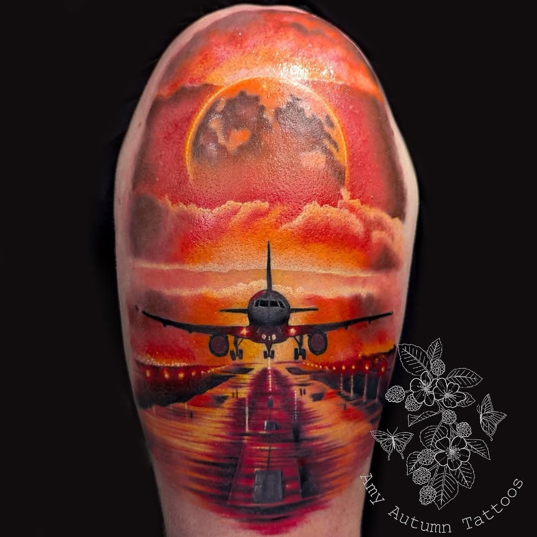 ✈️ SUNSET PLANES ✈️

Thank you so much Kirsty for asking me to do this piece 🧡 I love this palette so much x