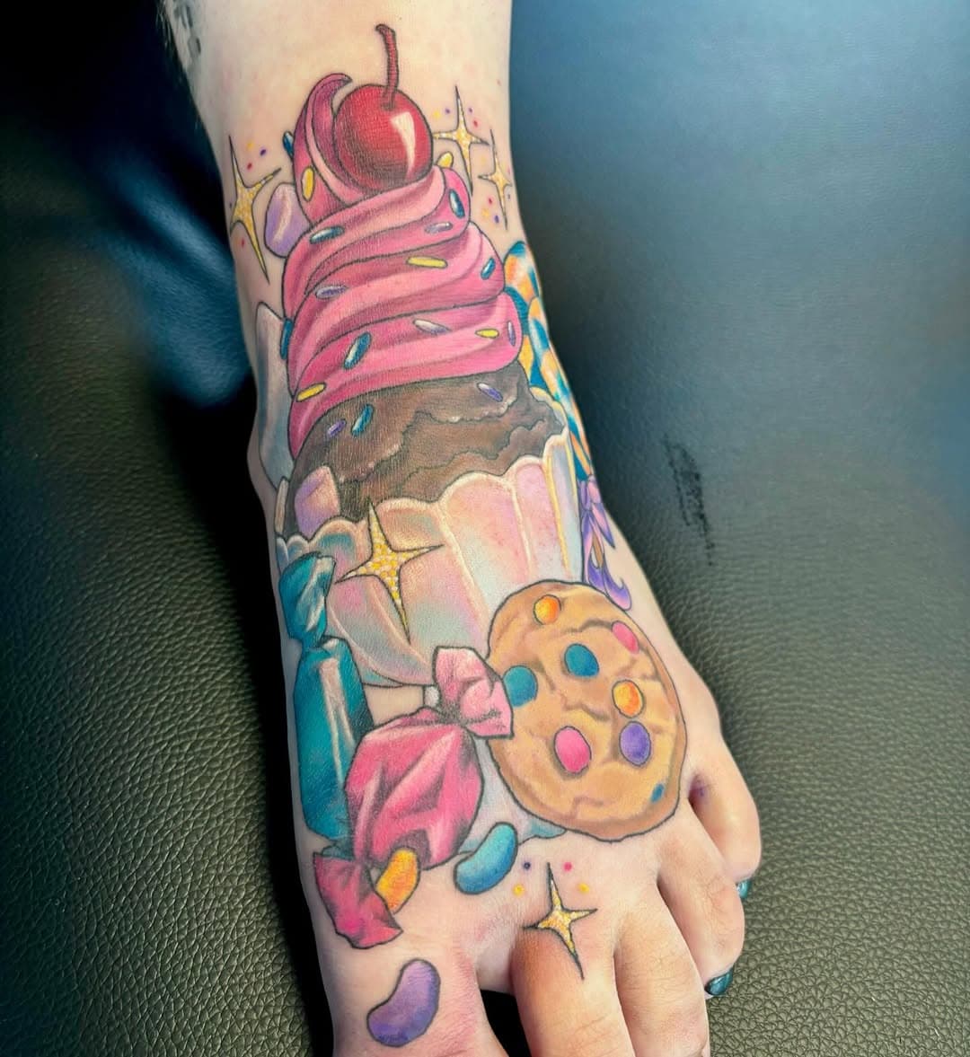 I absolutely love tattooing food items, but we will only talk about food during the appointment so we both leave very hungry.🤤 

#foodtattoo #icecreamtattoo #candytattoo #edmontontattoo #edmontontattooartist #edmonton #edmontonink #yeglocal #edmontonliving #edmontonalberta #edmontonfood #tattoo #yegtattoo #yegtattoos #yegtattooartist #yegtattooshop #yegtattoostudio #yeg #yyc #yyctattoo #yegfood