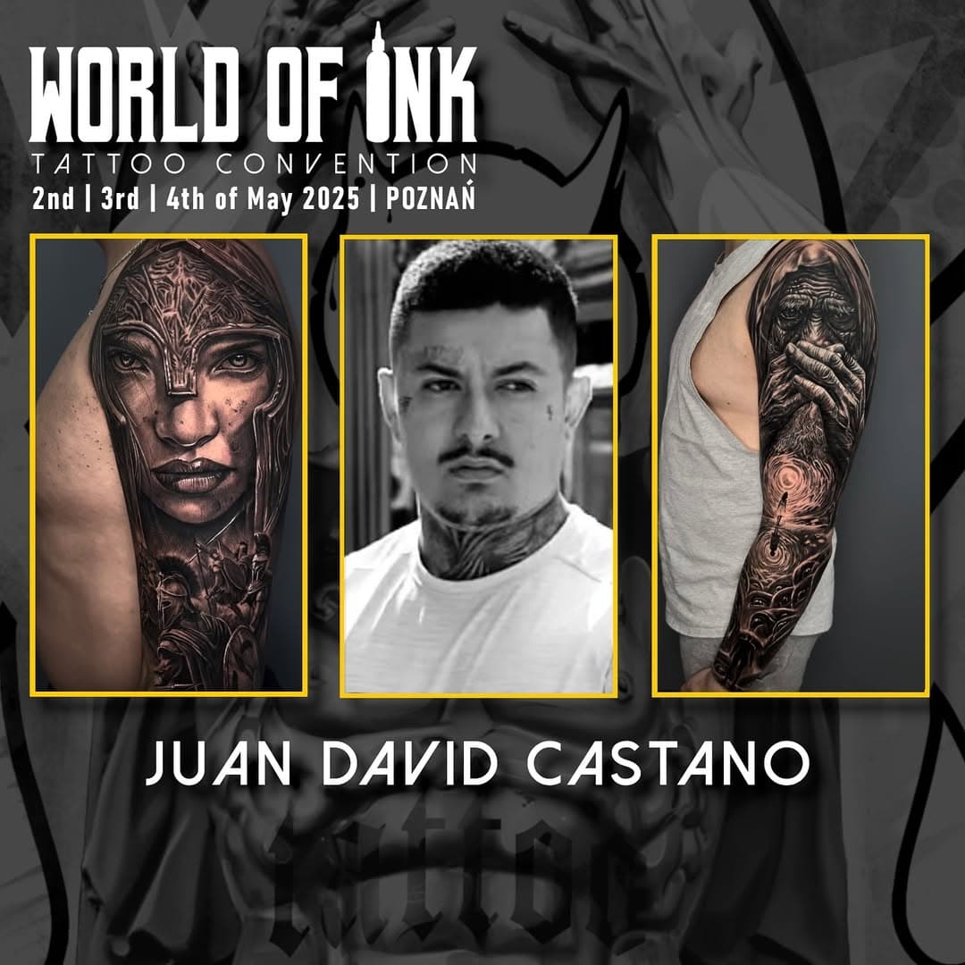 @juandtattoo will be attending World od Ink Poznań 
@juandtattoo weźmie udział w World of Ink Poznań 
📆 2nd | 3rd | 4th  of May 2025 
📌 MTP Poznań 🇵🇱
#tattoo #tattooconvention #tattoos #tatuażpolska #tatuaże