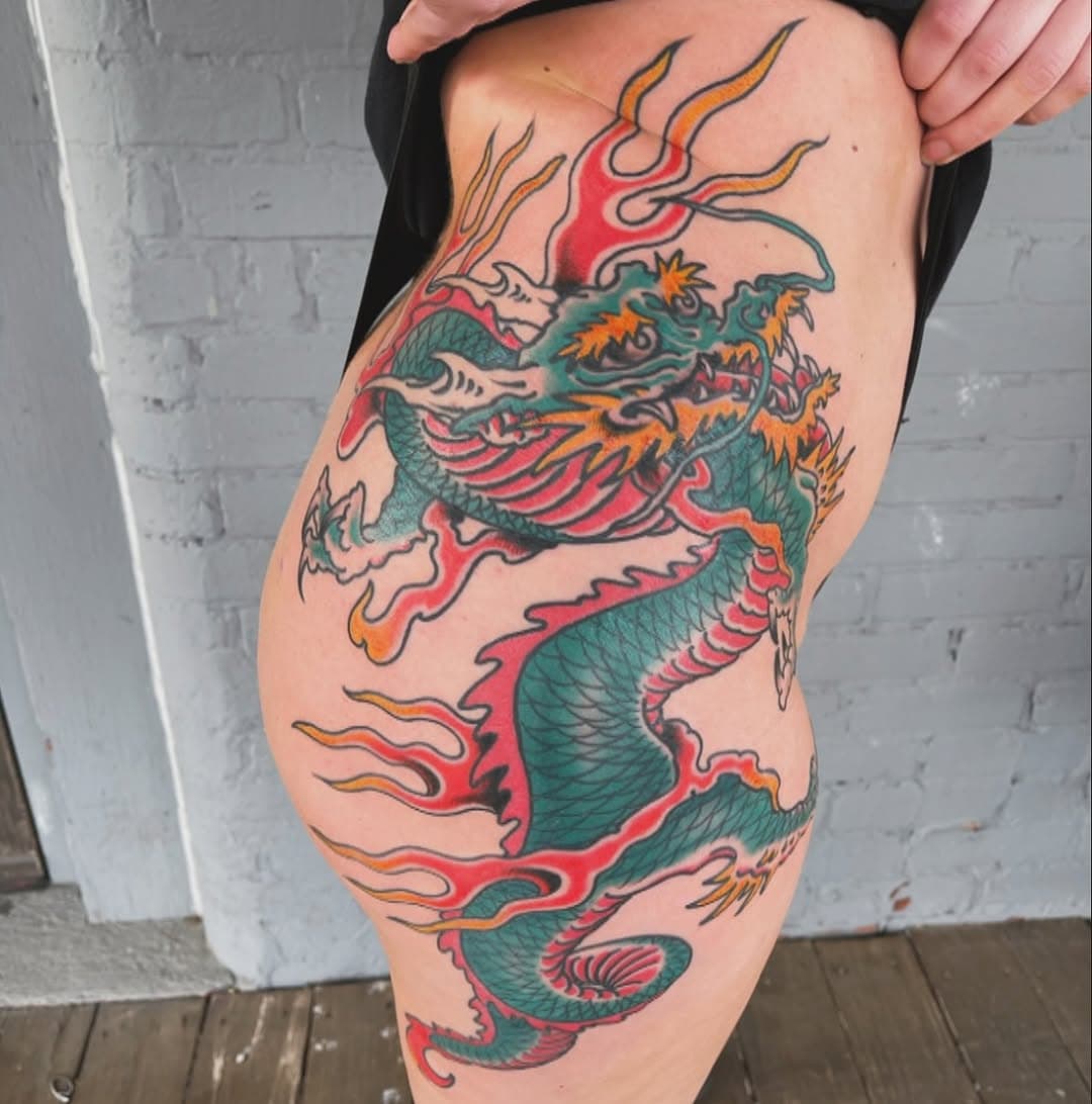 @pyramidartstattoo •
• #dragon #dragontattoo #colortattoo •
• #traditional #traditionaltattoo #japanesetattoo •
#yearofthedragon #newyork #rochesterny