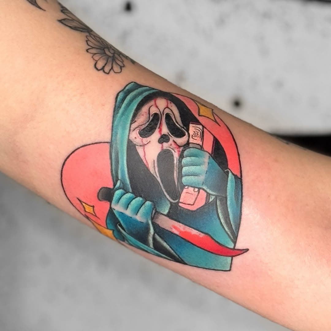 ✨What’s your favourite scary movie?✨

#ghostface #ghostfacetattoo #scream #screamtattoo #horrortattoo