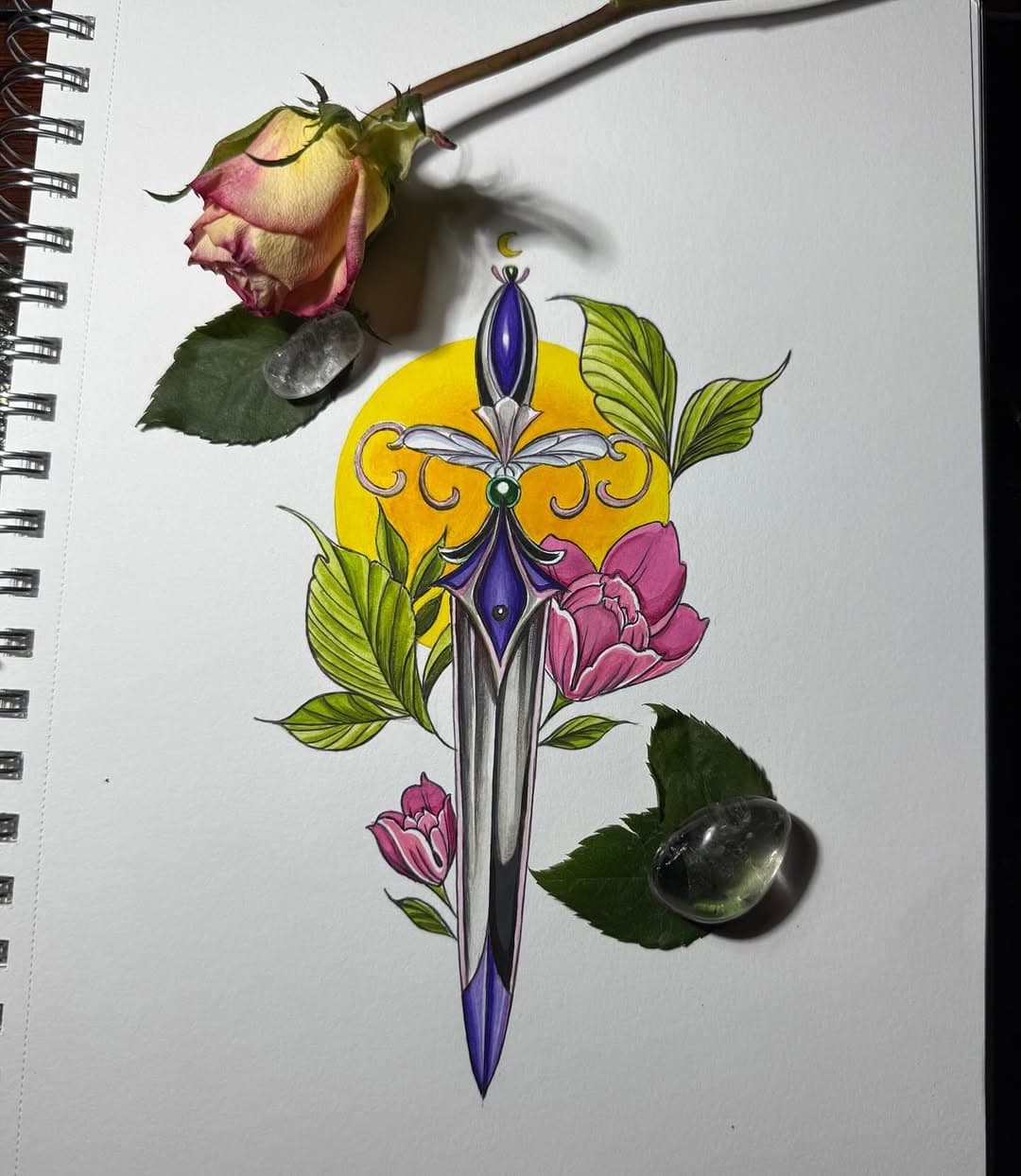 🗡✨Available✨🗡

Can be in colour or black and grey (doesn’t have to be these colours). DM me if you’re interested!

#tattooflash #tattoodesign #daggertattoo #floraltattoo #tattooartist #tattoo