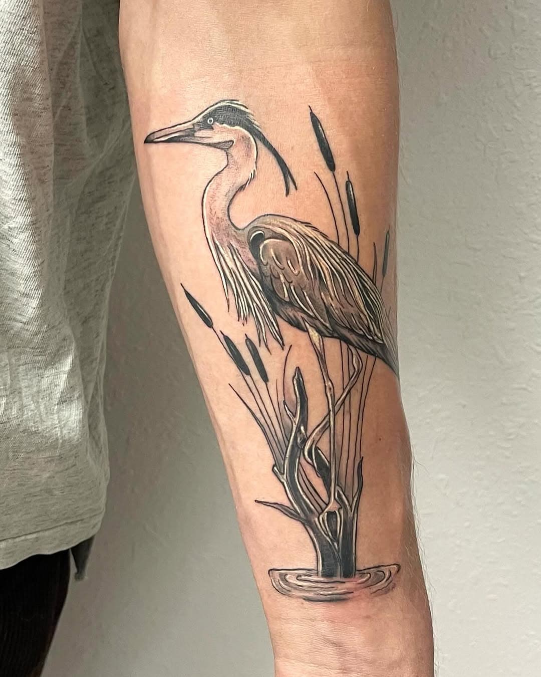 Another Great Blue Heron! What are the chances?
#badgertattoo.com#tattoogunnison#tattoocrestedbutte#greatblueherontattoo#herontattoo#wcustudenttattoos#coloradofinelinetattoo#westernslopetattoo