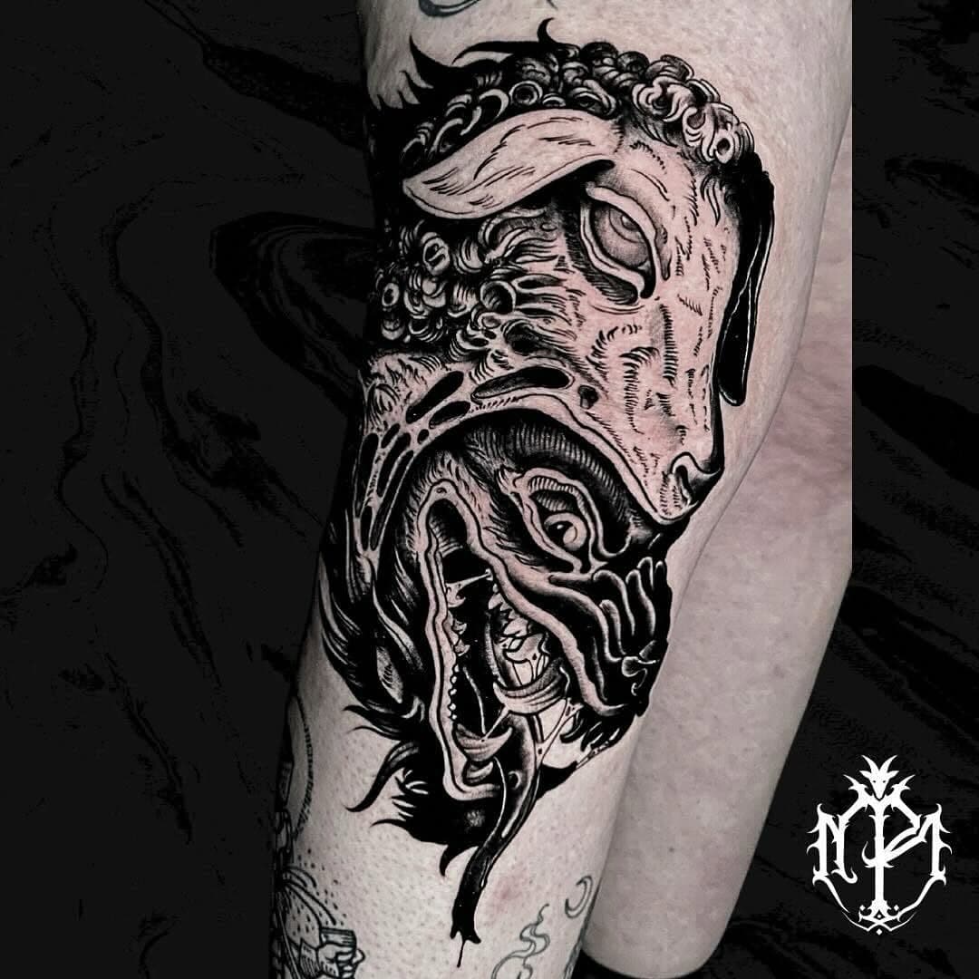 BLACK WOLF AND SHEEP 

done @electricfuneral.tattoo 

BOOKING 🔮 OPEN 
November /December 

mink@fromhell.tattoo
***************************

#minkbelltattoo #electricfuneraltattoo #tattoostrasbourg #blacktattooartist #onlyblacktattoos #blacktattoomag #blacktattooing #tattooblackwork #blackouttattoo #blackarttattoo #blackworktattoos #blacktattoo #blackworktattoo #blacktattooart #tattoos #tattoo #ink #bodyarttattoo #ink_bw #a_drop_black #darkartists #thedarkestwork #wolftattoo