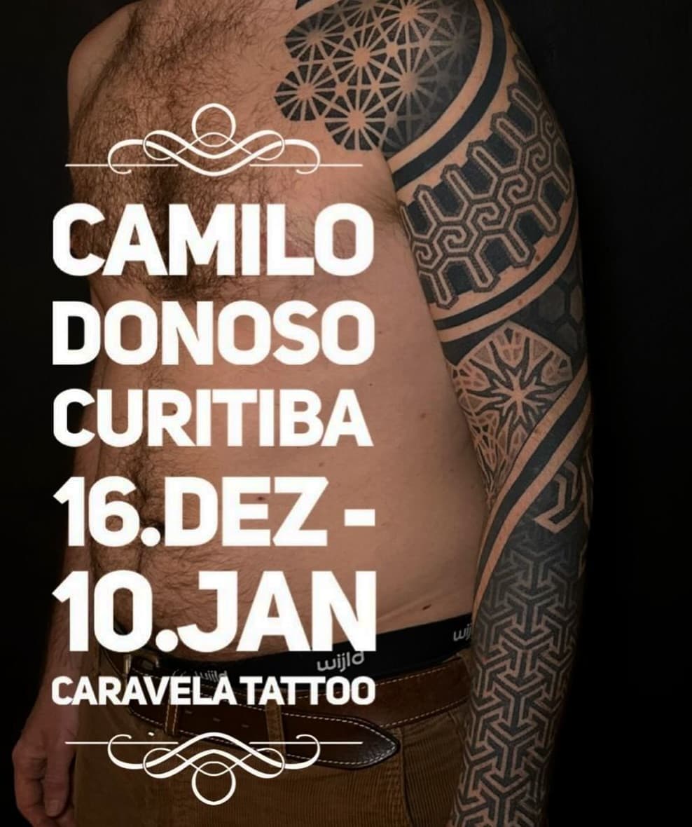 @camilodonoso  estará tatuando conosco pessoal !!! Agendem ja um turno com ele!!! Dm direto no perfil @camilodonoso