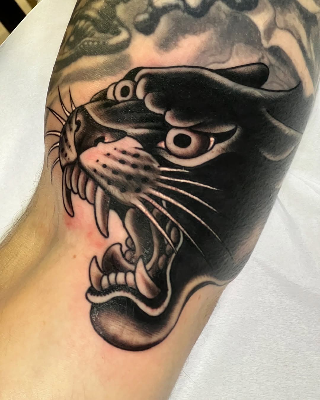 Done at 
@walkthelinetattoo 
Thank you
@alkisap 
@walkthelineskg 
@walktheline_tinos 
DM to get yours
#wtltattoo #walkthelinetattoo #cobratattoo #larissatattoo #panthertattoo