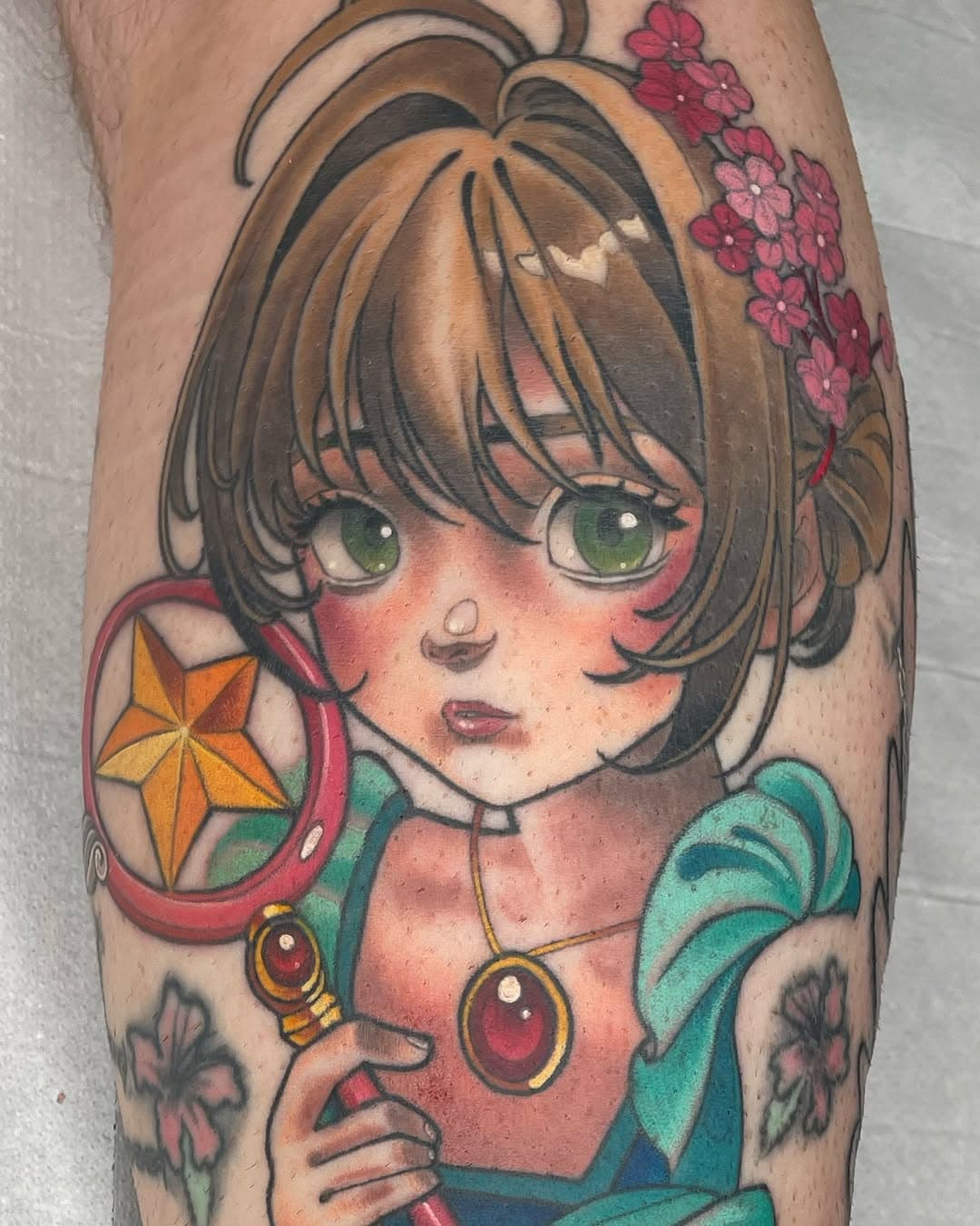 Super happy to do this Cardcaptor Sakura piece for @tombobwill my favourite anime as a kid 💚 looking forward to doing more characters in the future!