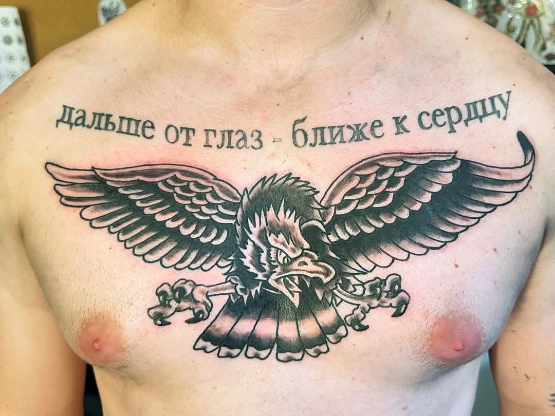 #eagletattoo #cheasteagle #navytattoo #oldschooltatttoo #traditionaltattoo