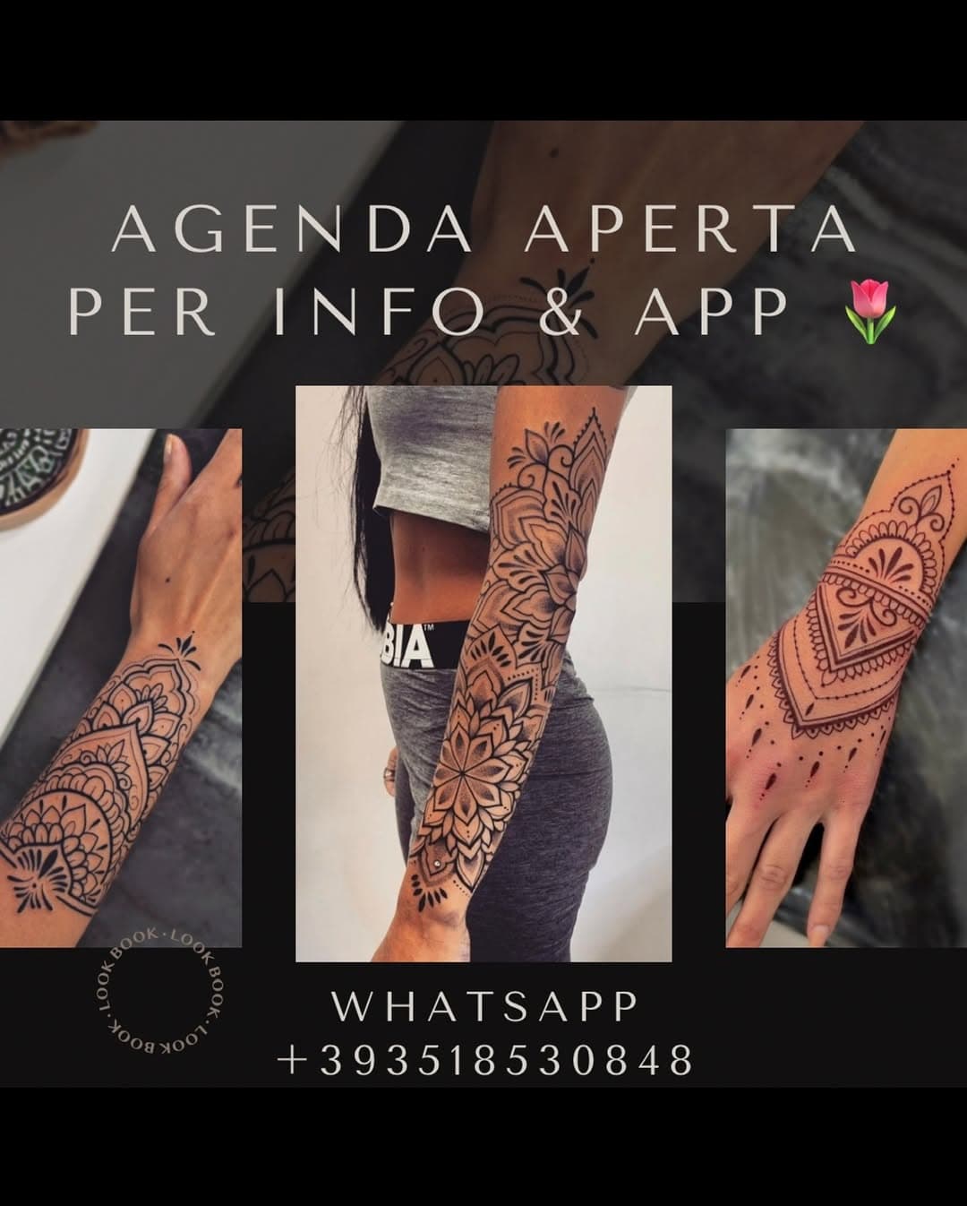 ✨ L’agenda per febbraio e marzo è aperta! ✨
Per prenotare o ricevere informazioni, scrivi su WhatsApp al numero indicato. 📲
• Cliccando su @norinatattoo.designs trovi una serie di progetti e disegni disponibili 💫

#tattooartist #tattoobooking #januaryagenda #februaryagenda #marchagenda #tattoodesigns #tattooideas #tattoolovers #tattooart #inkinspiration #womenwhotattoo #tattoocommunity #tattoobookingopen #customtattoos #mandala #ornamentaltattoo