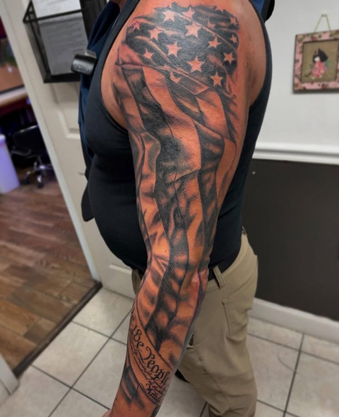 First session on this full sleeve by @lobiwan_tattoos 
Do you think you can sit for a tattoo like this? 

For bookings ☎️ 843.445.9988

#dr_ink #tattoos #myrtlebeach #southcarolina #tattooartist #tattooshop #art #love #insta #instagood #supportgoodtattooing #guyswithtattoos #girlswithtattoos #photography #ccu #coastalcarolina #coastalcarolinauniversity #tattoooftheday #ink #inked #photooftheday #tattooideas #colortattoos #traditionaltattoo #neotraditionaltattoo #blackandgreytattoos #nofilter #finelinetattoo #conway