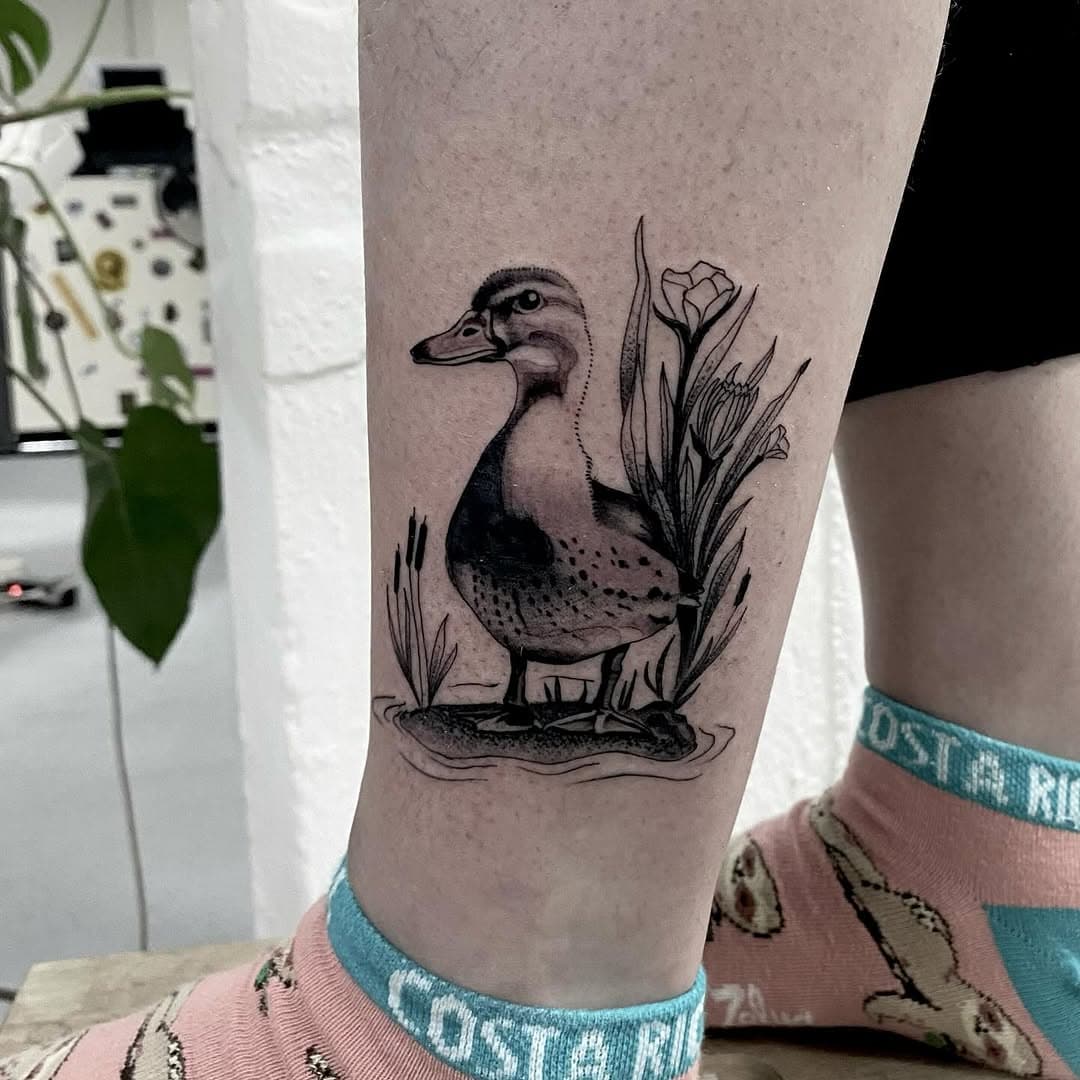 #forgottenhopetattoo #pforzheim #duck#