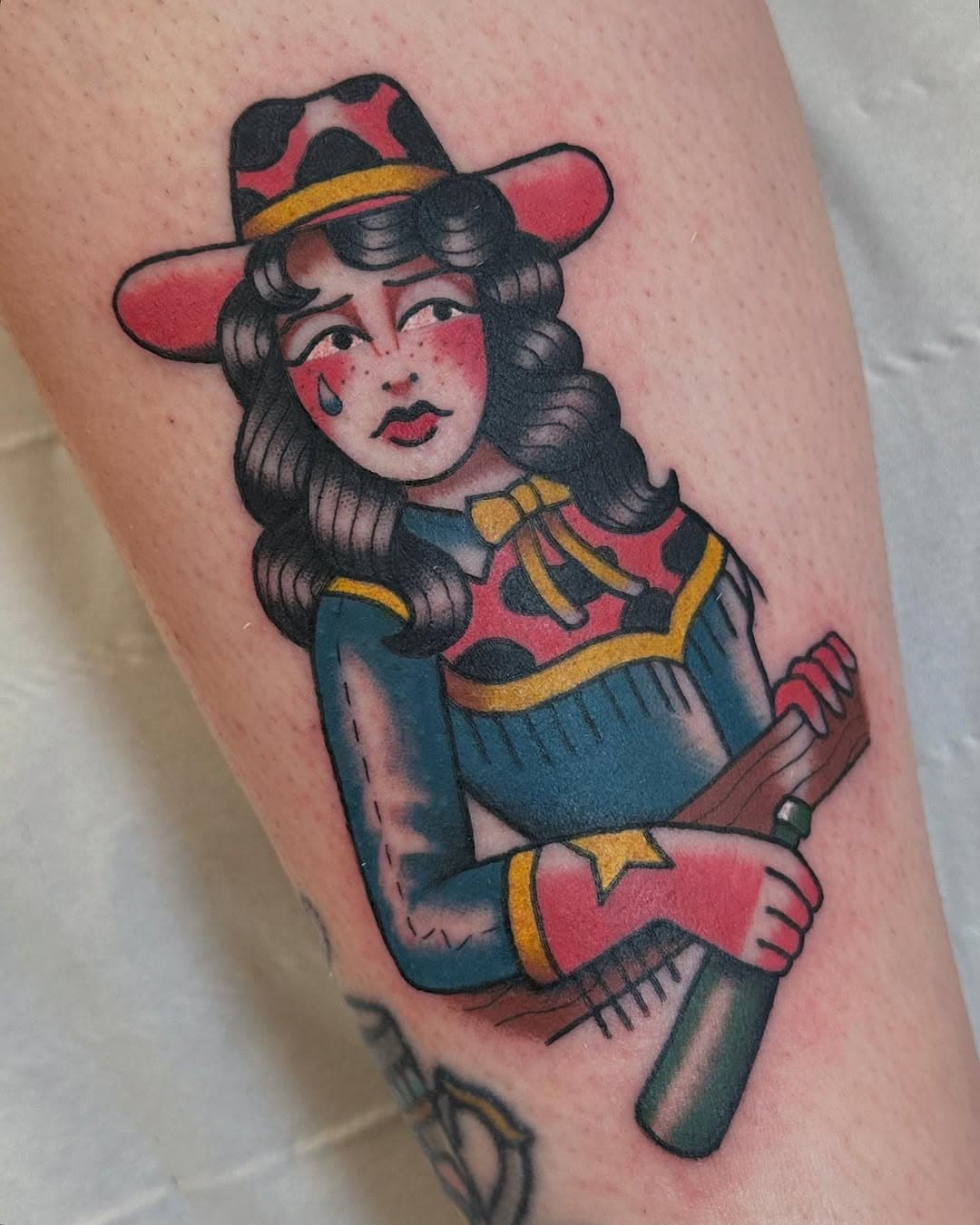 A very fun time for @natalems as usual 🐎🌵 thank you sm!

@longfoxbristol #cowgirltattoo #cowgirl #evencowgirlsgettheblues #traditionaltattoo #bristoltattoo #bristol