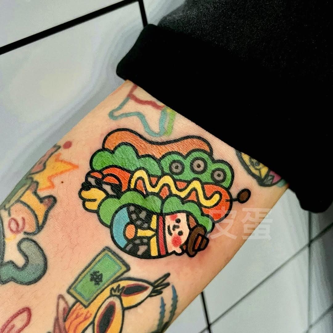 🌭#tattoo #tattoos #tattoolove #tattooed #tattoofan #tattoolife
#ink #inks #inked #inklove #inklife
#inkfan #tat #tats #tatted #tatlove #tatlife #tatfan #disney #burger #eater #foodie #lovefood #slinkydog #forky #toystory #woody #buzz #alien #hotdog