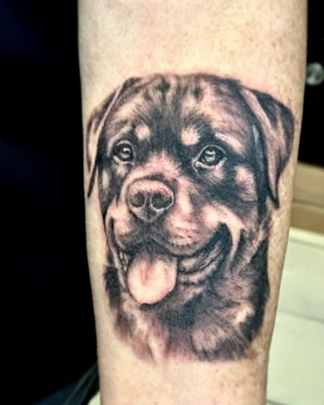 By Kat  #greyinktattoososnabrueck #kats_greyinktattoos #hundetattoo