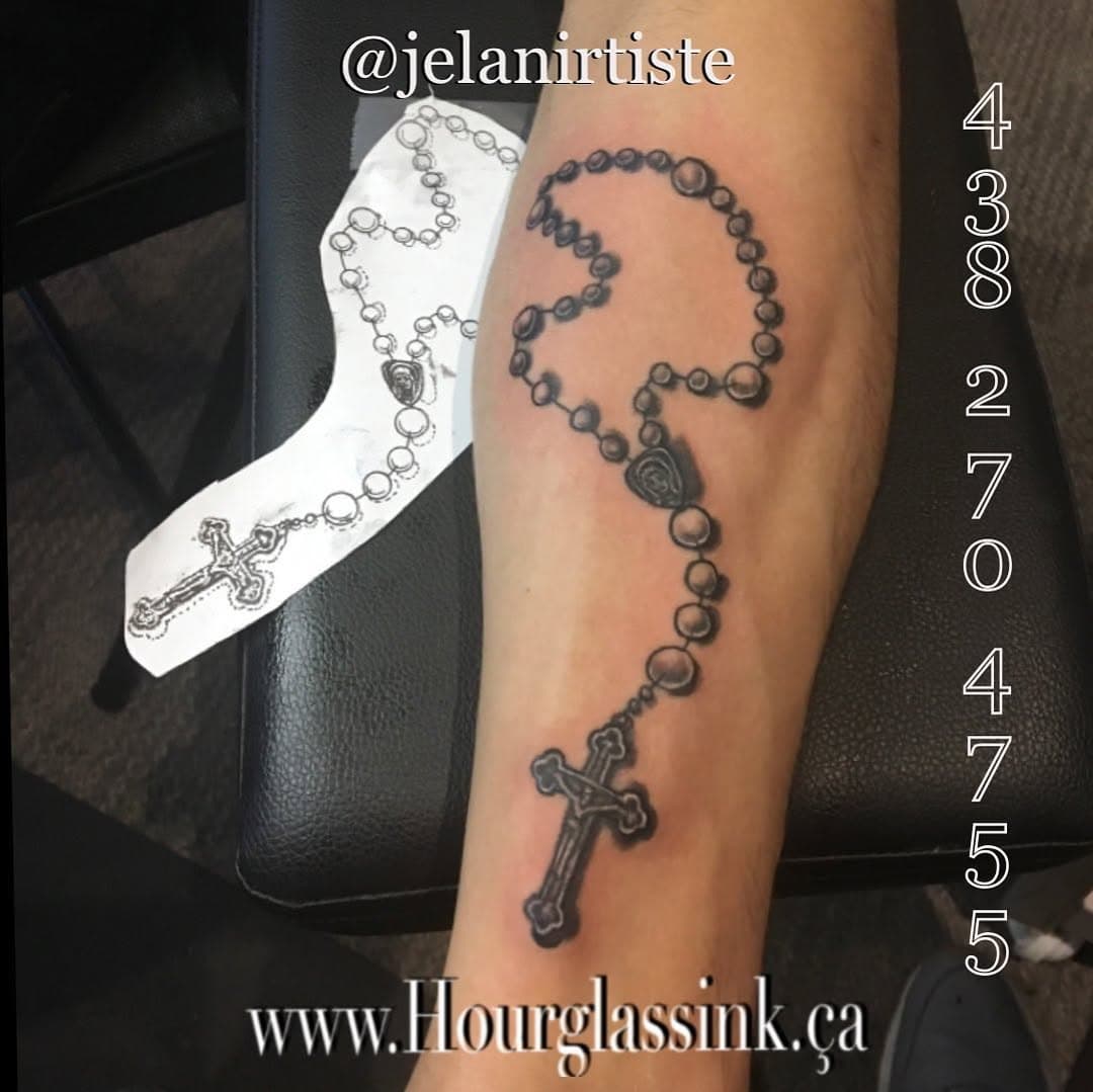 Nice rosary and beads piece. Blessings. I am available daily for bookings or consults. (438)270-4755