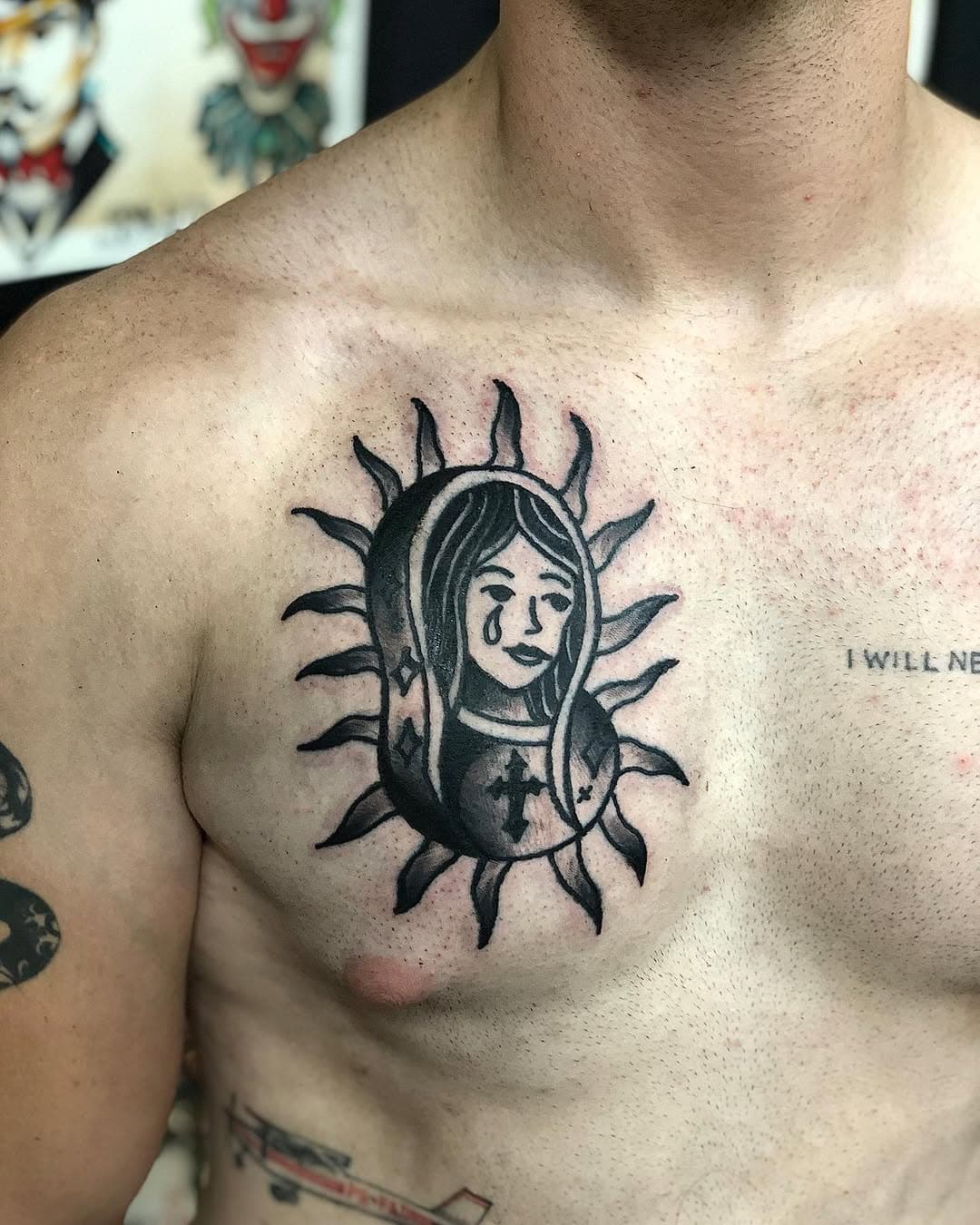 Nossa Senhora de Guadalupe. Old School.
•
Desenho exclusivo e autoral(sempre), feito em meu irmãozaaaoo Ga Cella!!!! Obrigado pela amizade mano. C ta ligado eh nois!!!!🤜🏼🤛🏼💥
•
Tatuagem de verdade pra quem merece

#oldschool #oldschooltattoo #traditionaltattoo #dekotattoo #dekobass