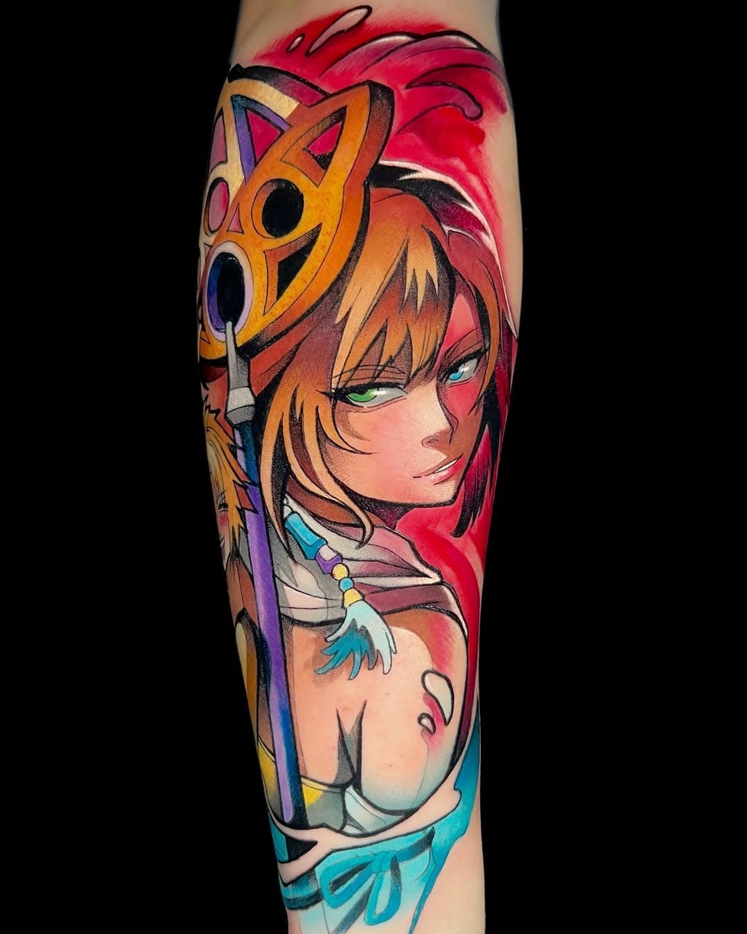 Anime tattoo style