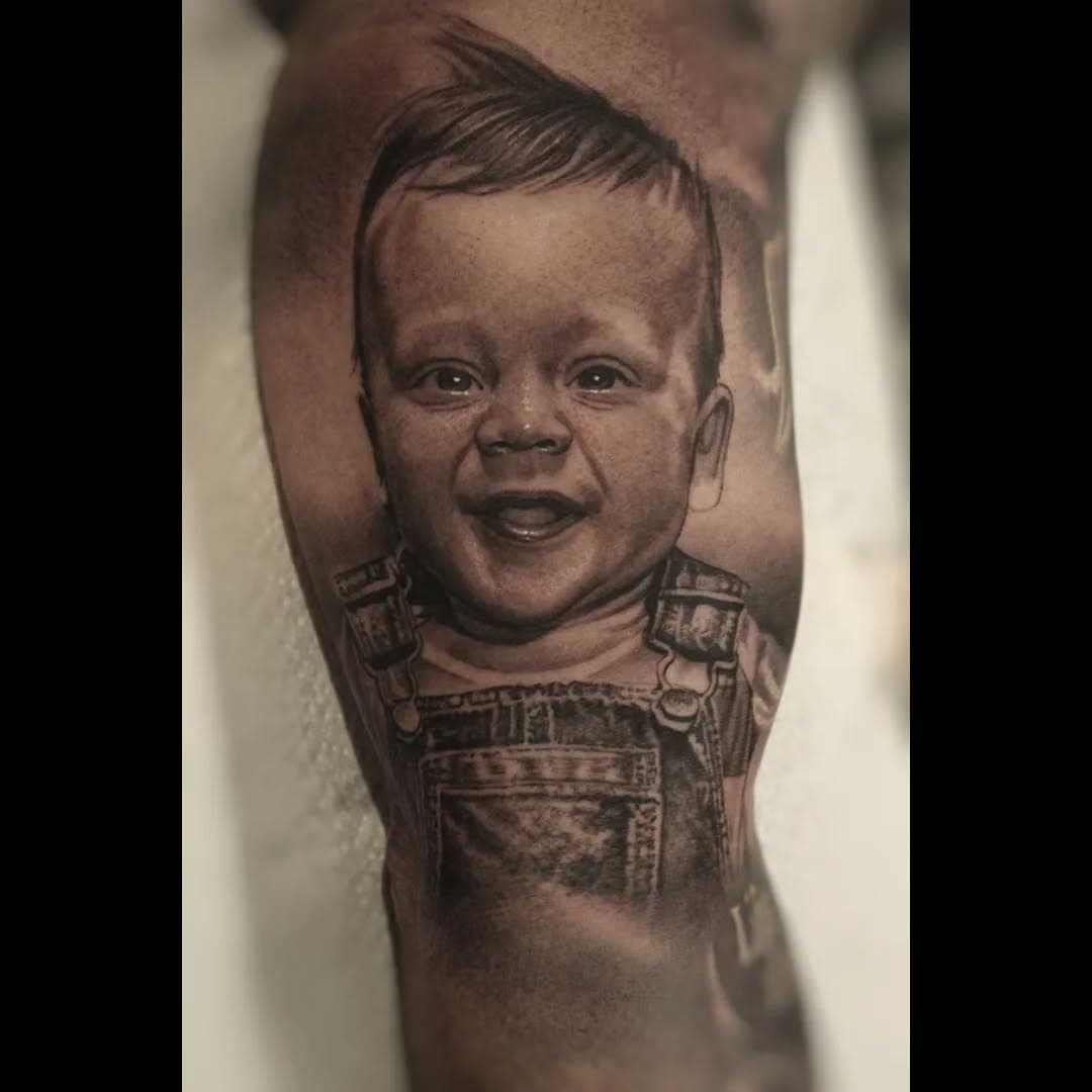 Done this week for John, a portrait of his grandson.
