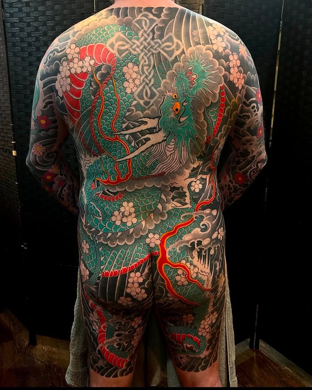 Nearly done on this back for Michael by @woodyeightfoldtattoo If you’d like to discuss any kind of tattoo ideas with Woody send us a message.