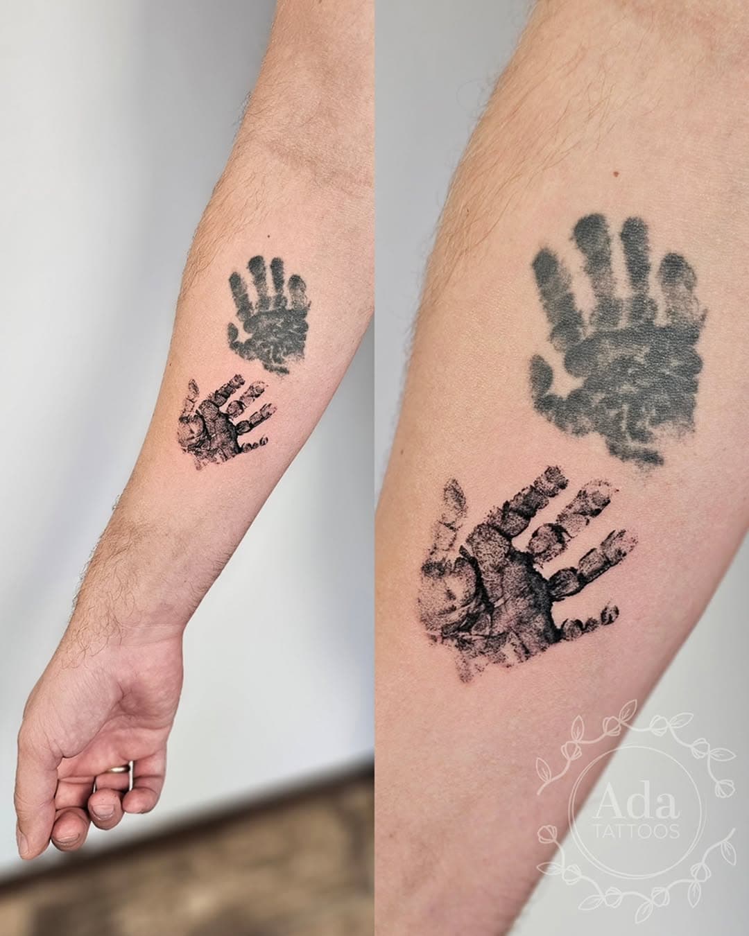 Jest wiele sposobów upamiętniających narodziny dziecka, oto jeden z nich. Pierwsza rąsia doczekała się rodzeństwa.👨‍👩‍👧‍👦🩵🩷
.
.
.
#tattoopoland #tatuazkrakow #cracow #polandtattoos #polishtattooartist #tattooartist #symbolism #forearmtattoo #handstamped #Tatuaż #tatuaże #Kraków #czarnobiałetatuaże #symbolicznetatuaże