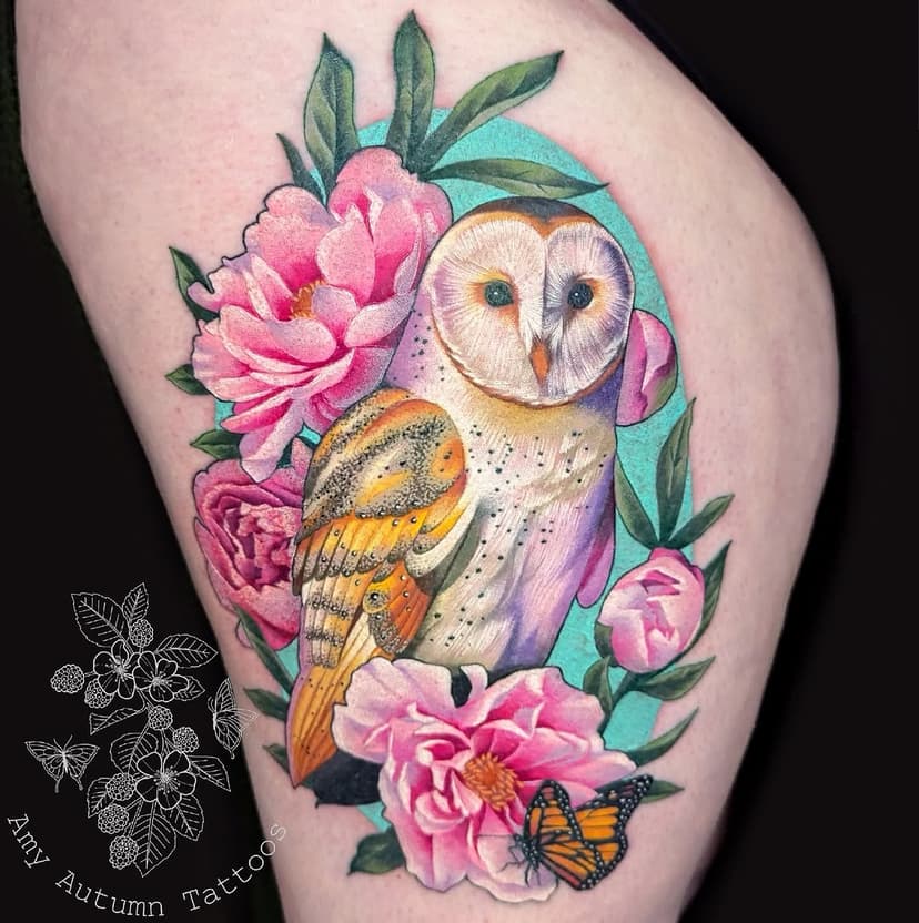 🦉TAWNY OWL 🦉

Loved doing this thigh piece for Ann, she already has a great collection of nature work from me, but this might just be my favourite so far ❤️ x