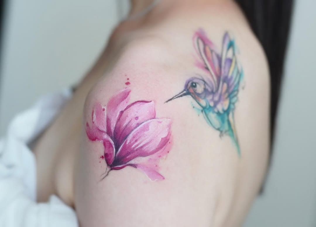 Świeża magnolia i wygojony koliber

 Najbliższe wolne terminy 13,14,17 luty

Sen tattoo
Górna 7a/18

Magnolia • tatuaż • tatuaż kwiatowy • tatuaż akwarela
#tatuaż  #tatuażmagnolia  #akwarela #watercolortattoo #lublintattoo #tatuazlublin  #tatuażlublin