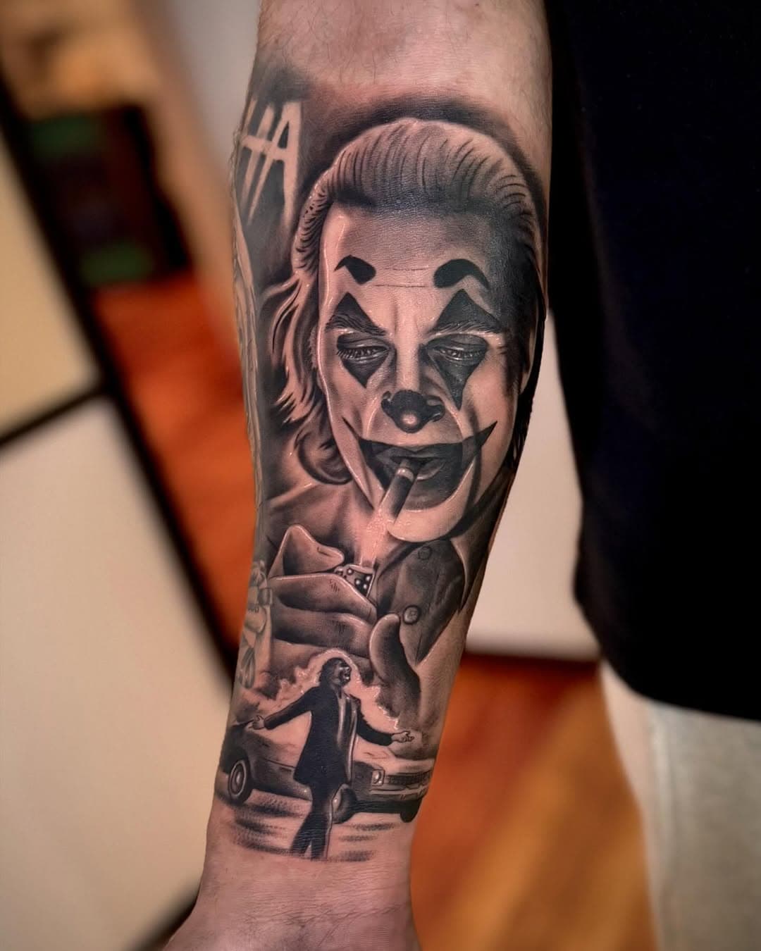 ¿Por qué tan serio? 

#ink #inked #inkedup #joaquinphoenix #thejoker #joker #tattoo #tatuaje #tatouage #tatuagem #tatuaggio #入れ墨 #纹身 #وشم #bng #blackandgrey #blackandgreytattoo #realism #realistictattoo #criticaltorque #kwadron #silverbackink #skinartmag #kraken #art #arte #dubai #luarca #asturias #spain