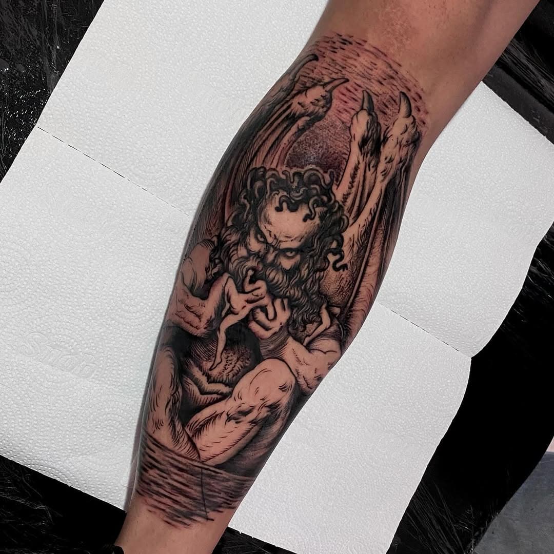 Um dos demônios do inferno de Dante 🔥

Obrigada pela confiança de sempre @mat_vitoriano 

Orçamentos pelo whats 
(12) 982193750 

#infernodedantetattoo #demonioinfernodedante #tattoo #demoniotattoo