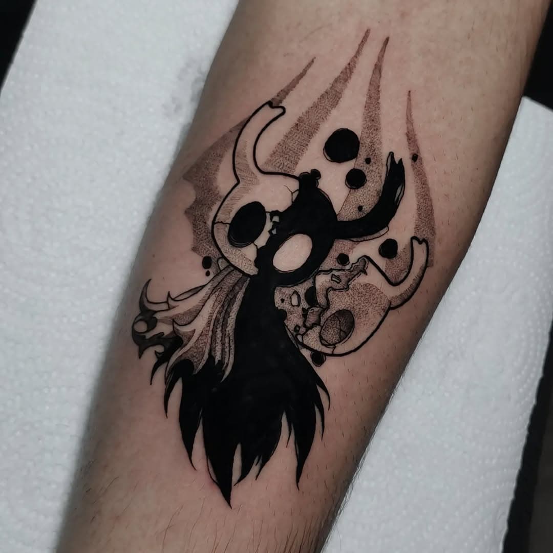 The Knight, do jogo Hollow Knight.

Obrigado pela oportunidade e confiança em mais essa, @alorafael_ !

#videgames #gamer #gametattoo #hollowknight #hollowknighttattoo #geek