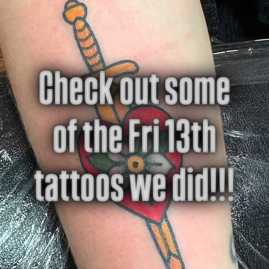 Here are just some of the fun Friday 13th tattoos we did during our special yesterday. All designs were $130. Thanks to everyone who came out and got a tattoo!! See you next time and keep an eye out for our next tattoo special! #friday13th #tattoospecial #tattoos #west #seattle #tattooshop

𝙲𝚘𝚖𝚎 𝚏𝚘𝚛 𝚝𝚑𝚎 𝚝𝚊𝚝𝚝𝚘𝚘𝚜 - 𝚛𝚎𝚝𝚞𝚛𝚗 𝚏𝚘𝚛 𝚝𝚑𝚎 𝚎𝚡𝚙𝚎𝚛𝚒𝚎𝚗𝚌𝚎. 𝑩𝒐𝒐𝒌𝒊𝒏𝒈 & 𝓘𝓷𝓺𝓾𝓲𝓻𝓲𝓮𝓼:  EMAIL westseattletattoo@gmail.com
www.westseattletattoo.com