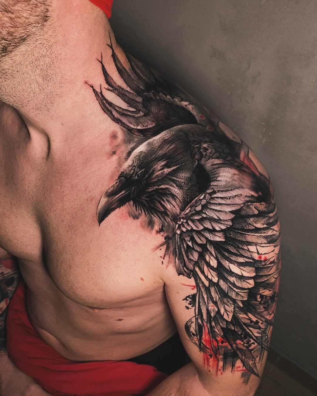 #rtcandrzejcymontattoo #andrzejcymon #tattoos #tattoo #raventattoo #trashpolkatattoo #inkedup #inktattoo #wingstattoo #bodyarttattoo #bodyart #skretchtattoo #birdtattoo #freshtattoo #polishtattattooartist #poland #lwówekśląski #loversilesia #pola_la 
all supply tattoo from @fatoki.pl 👈👈