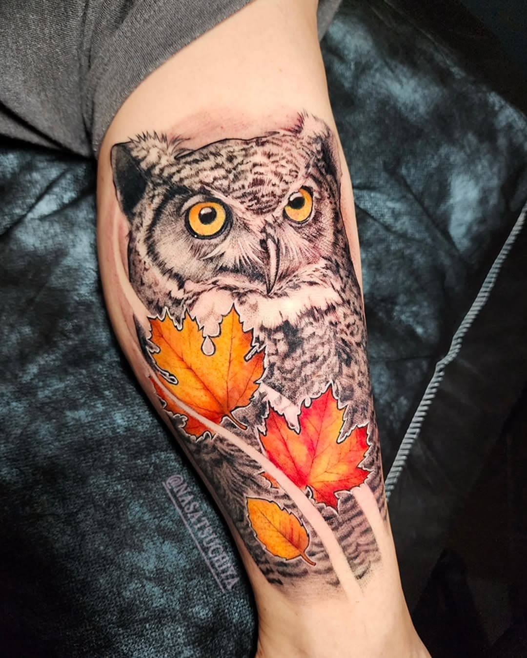 Haven't posted animal portrait a little while but I always enjoy tattooing animals:)