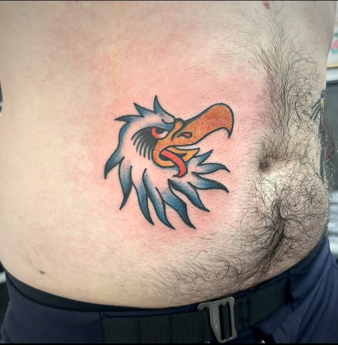 🦅 Stomach eagle banger 🦅 

♠️❤️ DM OR EMAIL TO BOOK IN ♦️♣️
CARNIGOLDTATTOO@GMAIL@COM

.
.
.
.
.
.
#edinburghtattooartist #scotlandtattooartist #tradtattoos #tradworkers #traditionaltattoo #tradwork #traditionaltattoos #traditionalartist  #traditionaltattoo #tattooflash #traditionaltattooflash #flashworkers #flashaddicted #tattooflashsheet #eagletattoo #traditionaleagletattoo