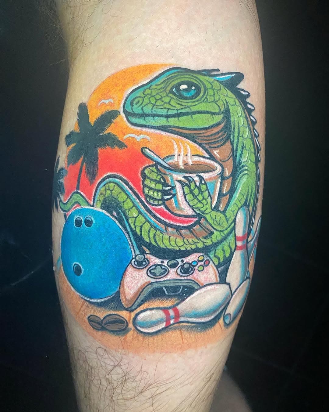 ☕️cofee time🦎
@tattoopintoink 
#cofee #cofeetime #café #color #tattoocolor #colour #tattoo #tat #tatuaje #tatuajes #tattoos #ink #inked #tattooartist #pinto #madrid #fuenlabrada