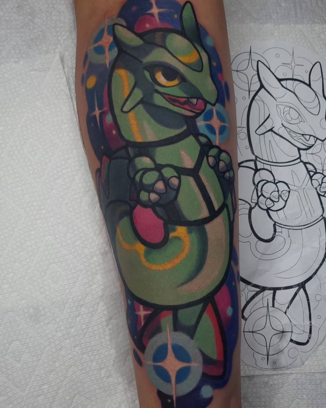 🌌Rayquaza🌌 SOMEONE PLEASE BOOK A DEOXYS🙏🙏🥺 had a blast with this one, thanks for looking cuties💖
🌌
🌌
want a cool tattoos for the new year?! Dm or hit the link in my bio to book💖 check out my flash and wishlist highlights on my page, all flash is discounted✨️
✨️
✨️
✨️
#tattoo #freshink #skinart #colortattoo #colortattooartist #tattooartist #femaletattooartist #femaleartist #atlantatattooartist #atlantaga #nimbus #kawaii #kawaiiartist #kawaiipokemon #kawaiitattoo #kawaiiaesthetic #pokemon #pokemontattoo #rayquaza #legendary #nintendo #anime #videogametattoo #vgt #cutie #outerspace