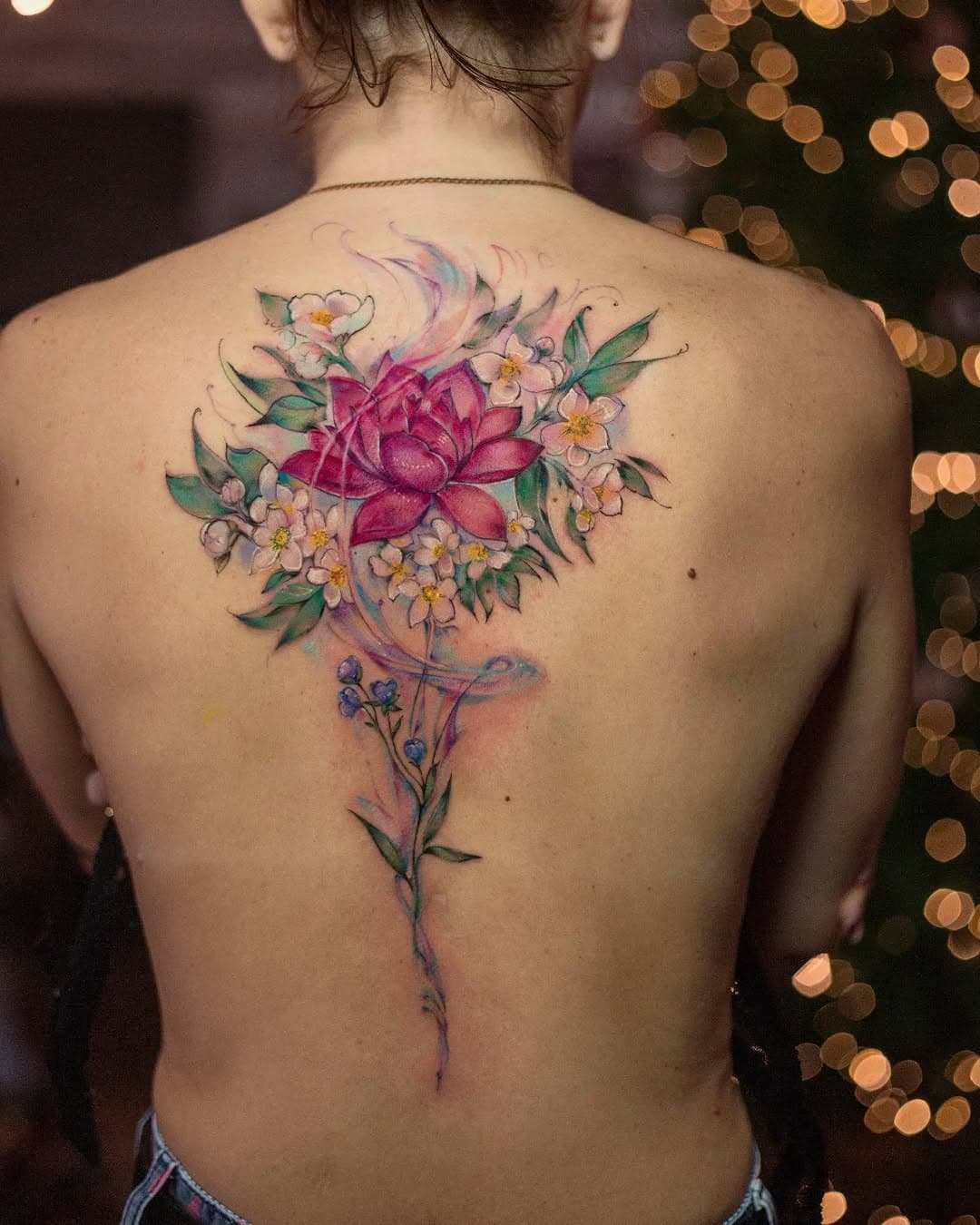 🪷🎄
@goodjobtattoo 

#kazantattoo #tattooinkazan #watercolortattoo #aquarelletattoo #flowertattoo #watercolorflower