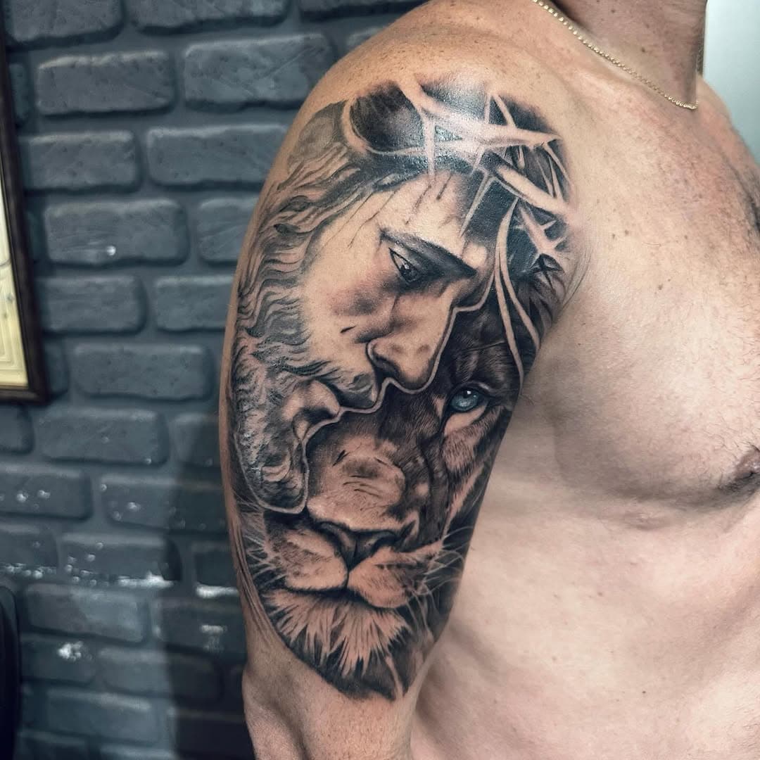 Tattoo do meu cliente Diego! Muito obrigado pela confiança! #tattoorealismo #realismotattoo #tattoopb #tattoojp #mangatattoo