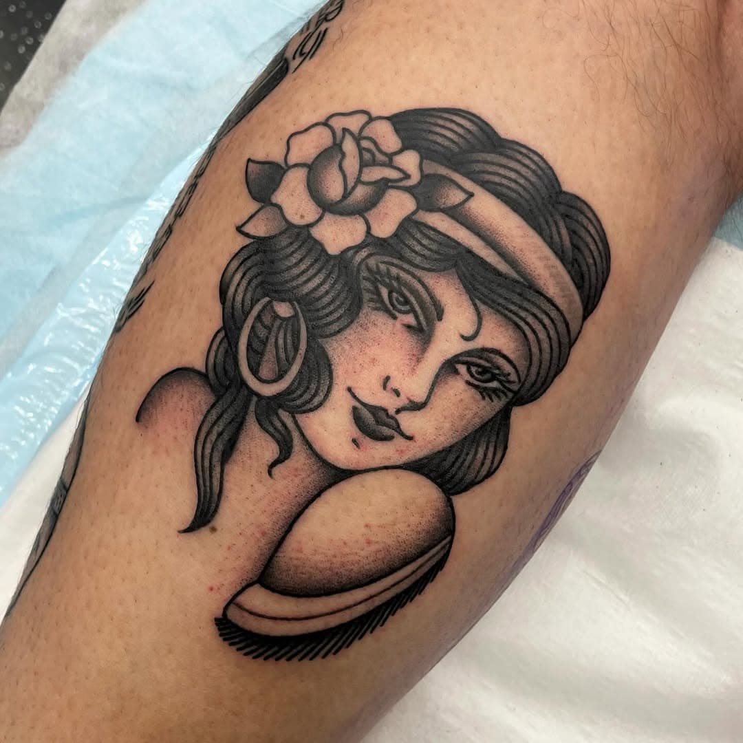 Shawty tattooed at @tldtattoo 🖤