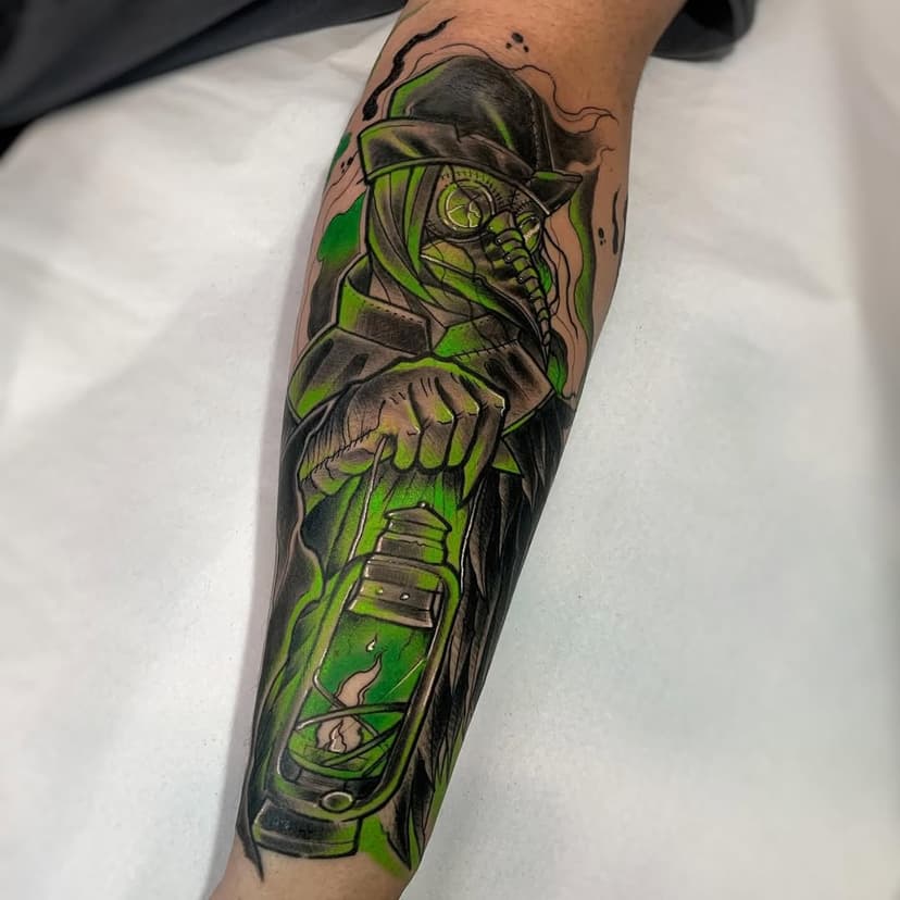 PLAGUE DOCTOR 
Booking open to London 🇬🇧
Últimos horários Brasil - Bh 🇧🇷
.
.
.
.
#europetattoo #london #londontattoo #tattoolondon #plaguedoctor #plaguedoctortattoo #sketch #sketchtattoo