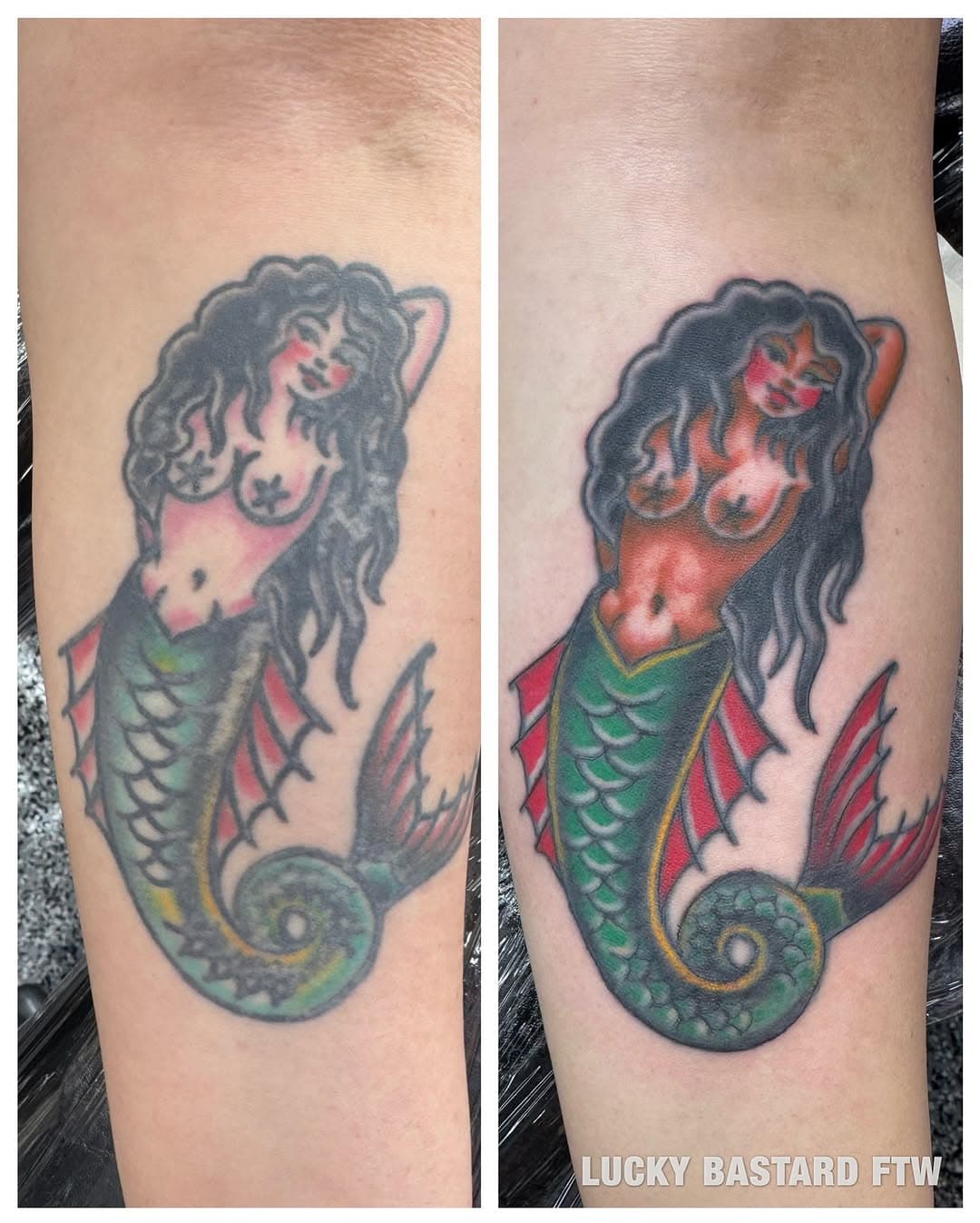 Reworking an old piece with just a shader, no outliners were harmed during this tattoo. Scar tissue wouldn’t allow for aggressive line work so I used the edge of my mag to fix all the lines. 
 #traditionaltattoo #tattoo #finetattoowork #traditionwithprogress #americanatattoos #luckybastardtattoo #bishoprotary #hatchbackirons #sullenartcollective #sullenclothing @finetattoowork #dailyphoto #初代彫幸 #彫幸