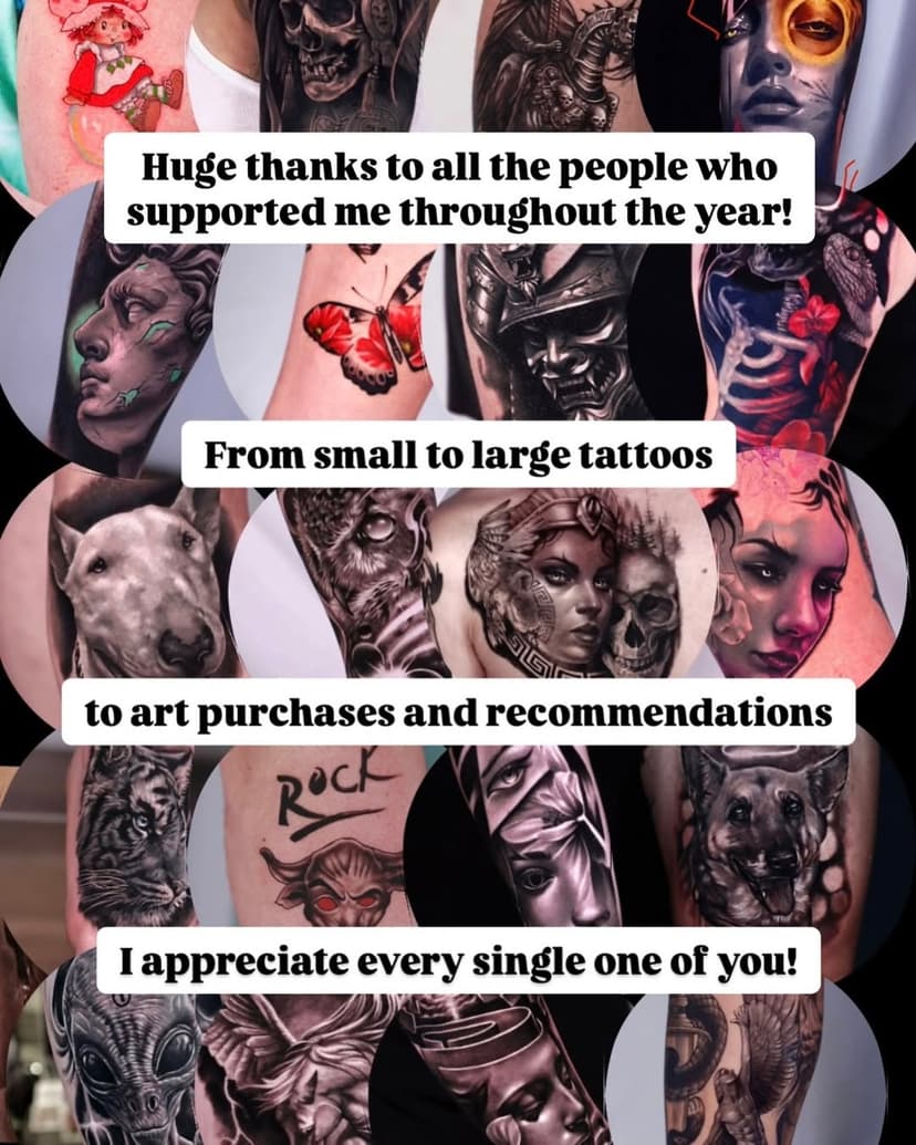 I wish I could thank all of you personally but just know that I’m extremely grateful for all the support and motivation I receive from all my clients, friends and family. Sometimes all of you believe in me more than I believe in myself and I cant express how much that means to me. I love what I do and ya’ll make it possible so from the bottom of my heart, thank you!🫶🏼|
-
-
-
#dallastattooartist