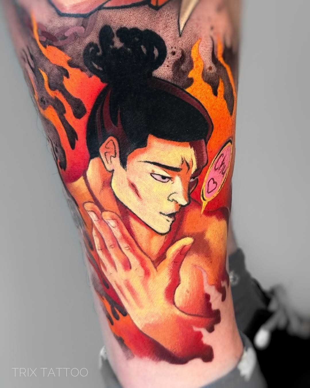 東堂葵, Tōdō Aoi ❤️‍🔥
•
Last one of the year, finished this piece for Álvaro, thanks! 🙌 
Slide to see Tengen Uzui fully healed!
•
Done @poltattoostudio 
With products @tearscareshop 
#jujutsukaisen #jujutsukaisentattoo #todoaoi #aoitodo #kimetsunoyaiba #kimetsunoyaibatattoo #tengenuzui #tengenuzuitattoo #uzui #uzuitengen #uzuitengentattoo #anime #animetattoo #demonslayer #demonslayertattoo #otaku #trixtattoo #poltattoostudio