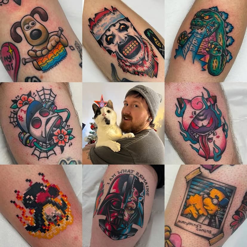 I just want to say the biggest thank you to everyone who came by and got tattooed this year and to everyone who’s supported my work in any capacity. It’s been a tough year for everyone and I have appreciated every single tattoo I’ve been able to do! 

Wishing everyone a happy new year with lots of love and laughs! 

If anyone’s interested in a tattoo in the new year I’m currently booking January / February 🤍