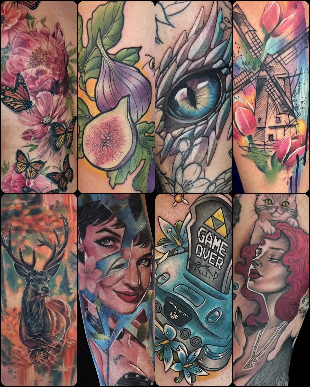 Ooooh pretty colorrrzzz! 🌈✨ At the dawn of the new year I want to thank each and everyone of you for being all your amazing selves! And ofcourse for trusting me to make you a beautiful tattoo, for believing in me and for all your love & support. I would be a puddle of molten jelly if it wasn’t for you guys 💖 Lets kick some ass this new year!! 2025 here we gooooooo 😍 #loveyou #happynewyear