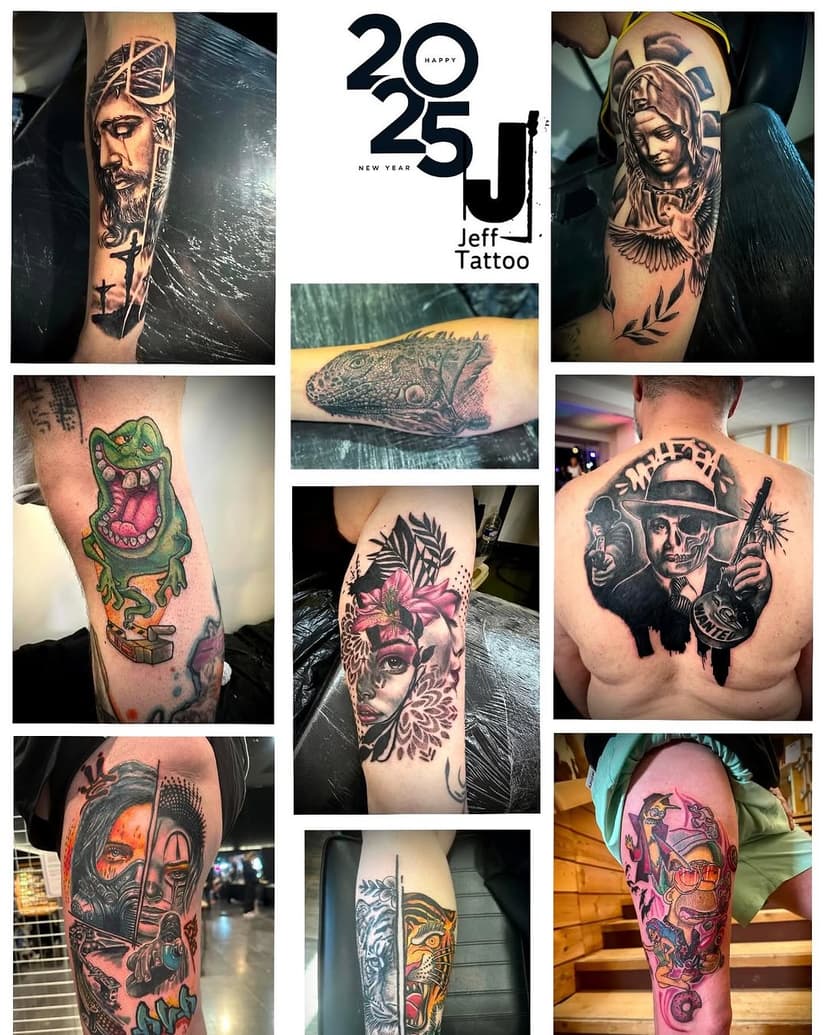 JEFF TATTOO : 🎉 Bonne Année 2025‼
www.jefftattoo.fr 
#Tatouage77 #tatouage91 #Tatouage94 #Lieusaint #JeffTattoo #Sénart