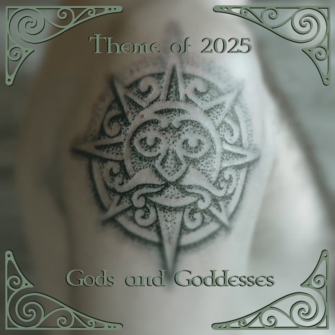 It's 2025! A very Happy New Year to all of you!

The theme for this year's flash designs will be Gods & Goddesses. I'm really looking forward to create some beautiful artwork for you!

 #studioepona #handpokedtattoo #rotterdamtattoo #celtictattoo  #nordictattoo #pagantattoo #nomachinetattoo #goddesstattoo #handpokedtattoos #handpoking